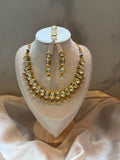 Anaya Kundan Bridal Set - Pastel Mint