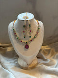 Shanaz AD Stone Bridal Set - Ruby Drop