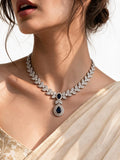 Noor Black Onyx CZ Necklace Set