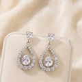 Elara Crystal Teardrop Drops