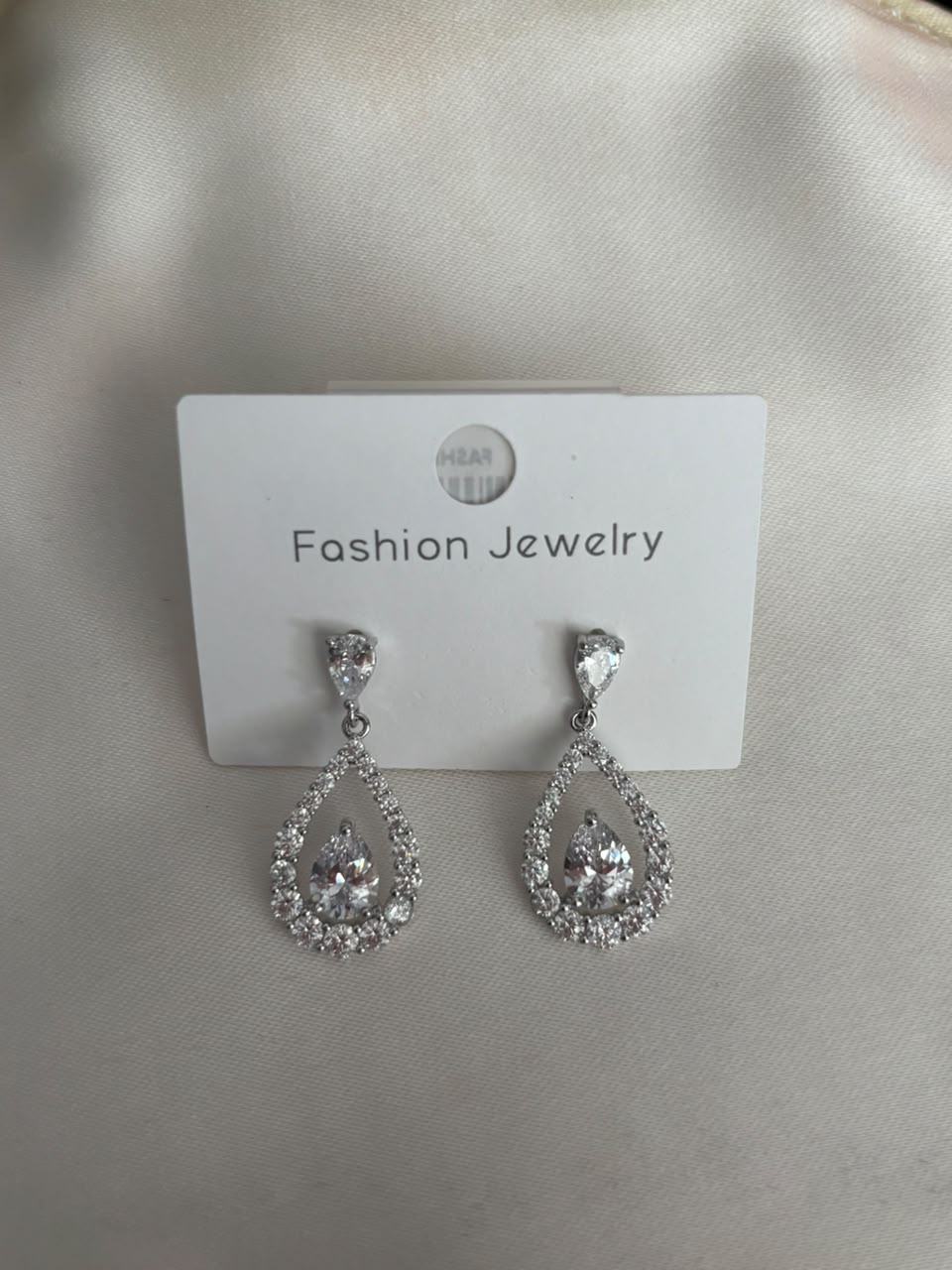 Elara Crystal Teardrop Drops