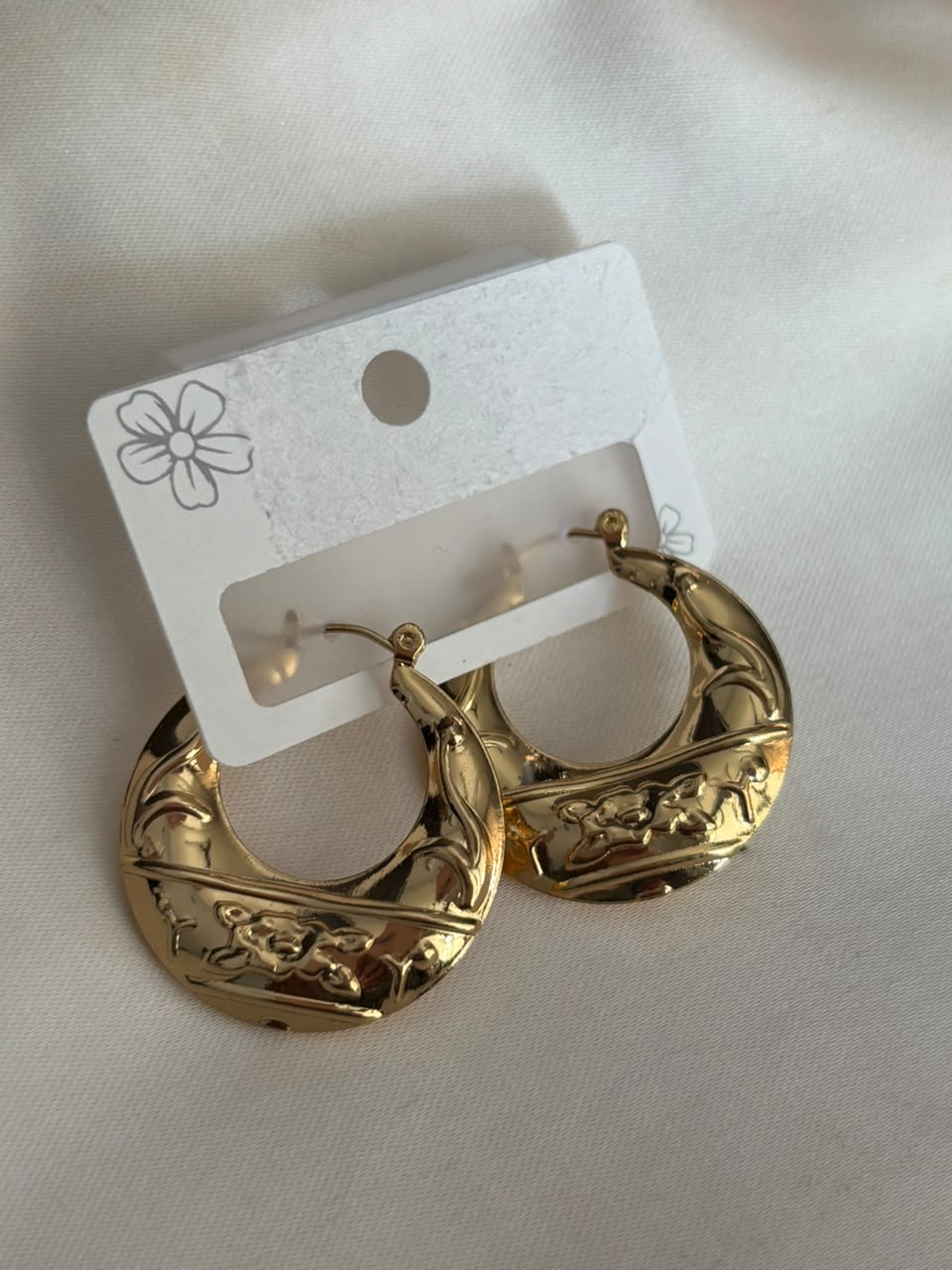 Zara Filigree Statement Hoops
